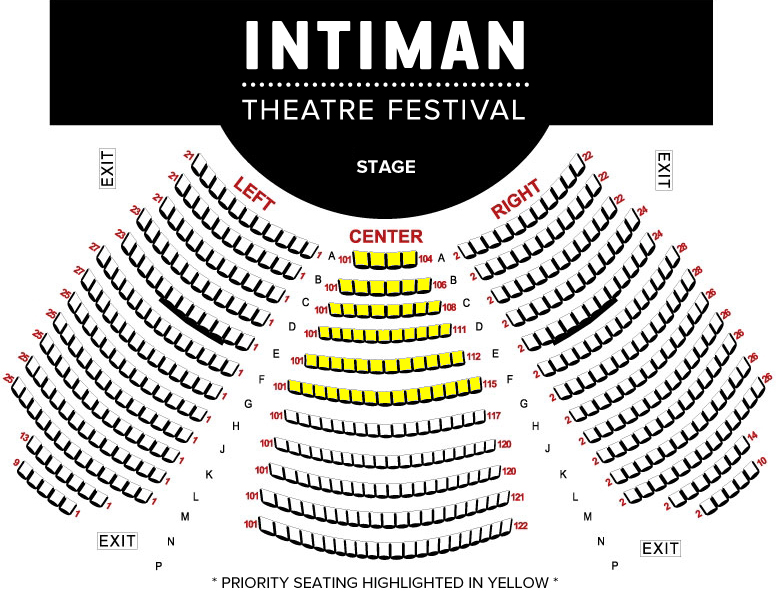 Cornish Playhouse Seating Chart